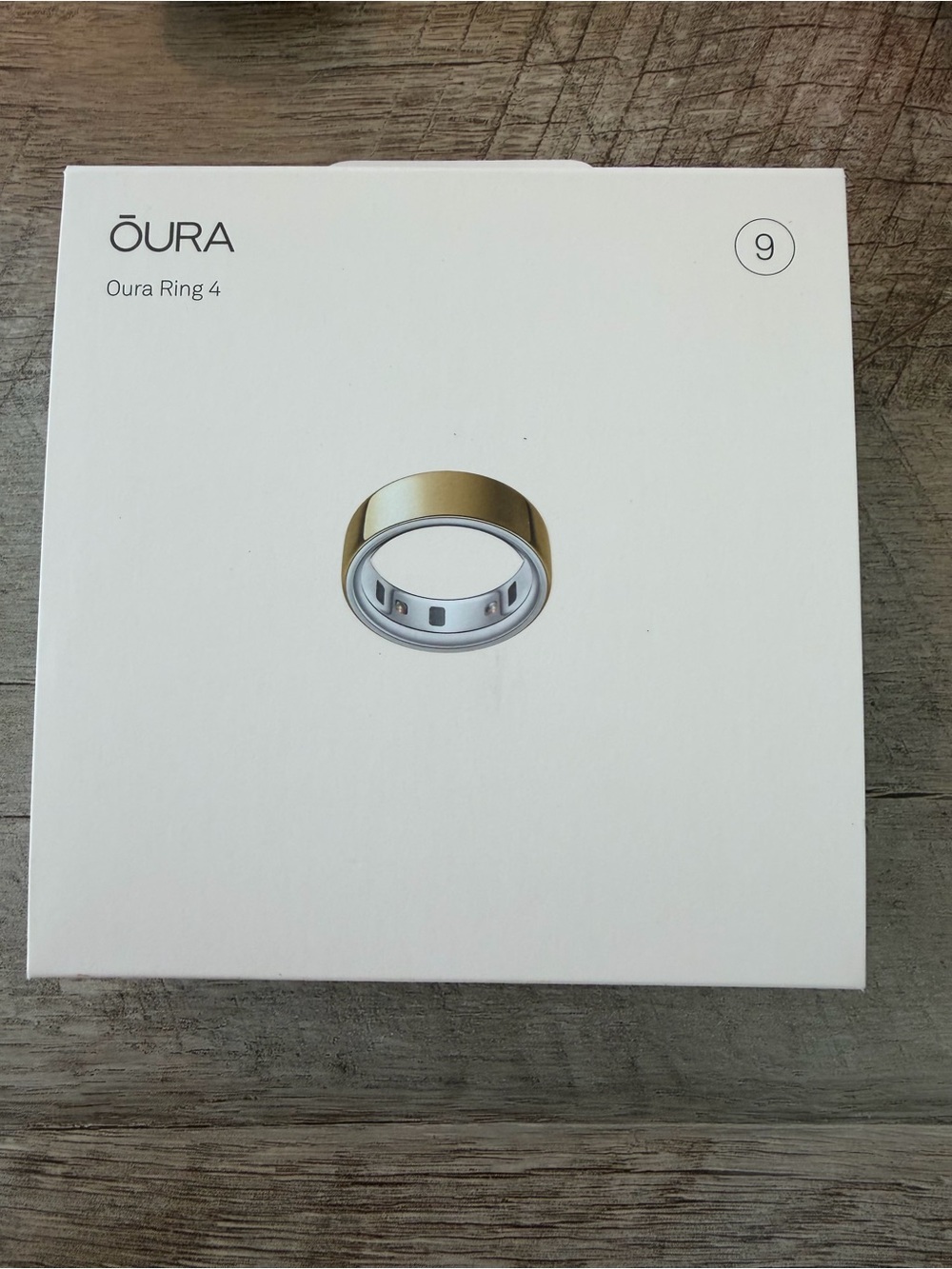 Oura Gold Ring 4 Size 9